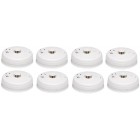 Aico Heat Alarm with Battery Back-up and Base (Pack of 8) – Ei144RCH/8